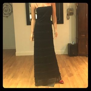 Classic black evening gown